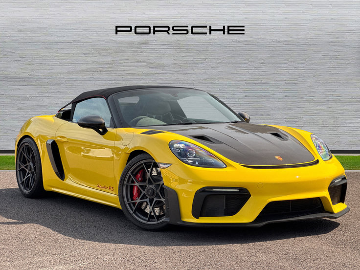 Porsche 718 Spyder listing photo